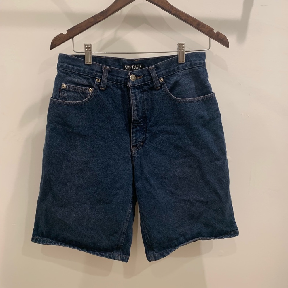 Vintage Perry Ellis High Waisted Mid Length Shorts